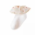 thumbnail image 6 of Miaouyo Ankle Socks for Little Girls Lace Ruffle Cuff Breathable Princess Socks, 6 of 7