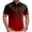 Deep Red, variant on Mens Cycling Jersey Cycling Shirt Short Sleeve Bike Riding Shirt, Ombre Gradient Printed Top, Rear Loading Utility Cargo Pockets, Breathable Quick Dry Bicycle Training Tee