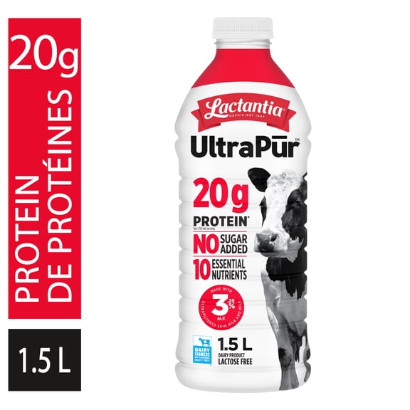 Lactantia UltraPur 3.25 % Lait Sans Lactose, 1.5L