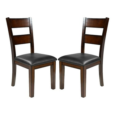 Furniture of America Arlen Wood Dining Chair in Dark Cherry (Set of 2)