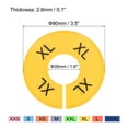 thumbnail image 2 of Uxcell Round Clothing Rack Size Separator Clothes Dividers 2XS - 3XL, Multicolor 8 Pack, 2 of 5