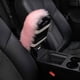 thumbnail image 5 of Universal Car Winter Warm Fur Plush Apoyabrazos Box Cover Mat Soft Furry Pad Cojín, White JAMW Sencillez, 5 of 5