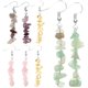 thumbnail image 4 of 4 pares de pendientes colgantes de piedra natural para mujer, aretes de cuentas y joyas de cristal., 4 of 5