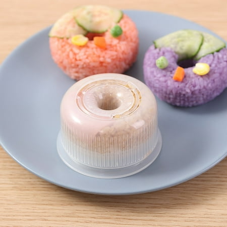 

Donut Rice Ball Mold Non-Stick Sushi Maker DIY Easy Rice Ball Press Mold FDF WL