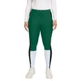 thumbnail image 4 of Women's WEAR by Erin Andrews Green/Black New York Jets Color-Block Leggings, 4 of 6