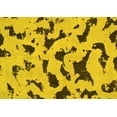 thumbnail image 1 of Ahgly Company Machine Washable Indoor Rectangle Abstract Yellow Modern Area Rugs, 7' x 10', 1 of 4