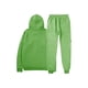 thumbnail image 4 of Ceisia Men's Solid Color Hooded Tracksuit Set with Cargo Pockets for Casual & Sports Wear Green L Gifts, 4 of 5