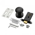 thumbnail image 4 of WLPZXP Door Knob, Interior Door Knob Without Lock, Keyless Door Knob for Hallway Closet Black, 4 of 9
