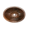 thumbnail image 2 of LO19FSBDB Sunburst Under Counter Hammered Copper Sink, 2 of 3