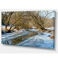 thumbnail image 2 of Blue Sunny Day in Winter Landscape - Landscape Artwork Canvas, 2 of 3