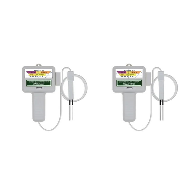 2 In 1 Chlorine Tester PH & CL2 Meter Swimming Pool Spa Chlorine Monitor Tester Aquarium Hot Spring Water Quality Detector ,Energy Saving