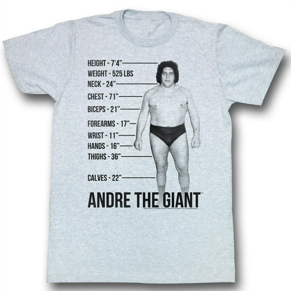 Andre The Giant Icons Giant Specs T-Shirt à Manches Courtes pour Adultes
