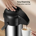 thumbnail image 2 of Dispensador de bebidas térmicas Airpot Coffee Carafe Geouja de 2,5 L, 2 of 9