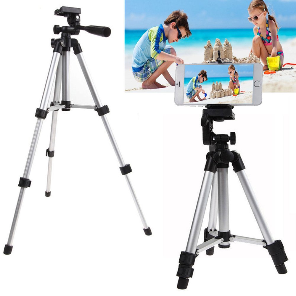 Professional Phone Camera tripod, 25" Inch Aluminum Camera Tripod