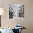 thumbnail image 4 of Great Big Canvas "A Road And Trees Covered In Snow In Winter, Winnipeg, Manitoba, Canada"  by Keith Levit Dark Gray    Wrapped Canvas Print Wall Artwork, 4 of 7