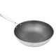 thumbnail image 4 of BRIGHTFUFU Sartén de grano de panal Wok de acero inoxidable, utensilios de cocina con mango, sartén tradicional, 4 of 7