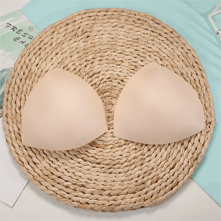 3 Pair Womens Removable Smart Cups Bra Inserts Pads For Swimwear Sports  (Skin-Color)
