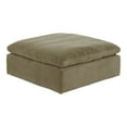 thumbnail image 2 of Moe's Home Collection Clay Ottoman Desert Sage Fabric Ottomans, 2 of 3