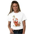 thumbnail image 5 of Christmas Santa Claus Jingle Bells Women's Graphic T Shirt Tees Brisco Brands S, 5 of 5