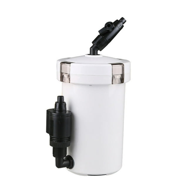 CAROOTU Aquarium External Filter Canister Table Top Fish Tank Energy Saving Adjustable Flow Valve