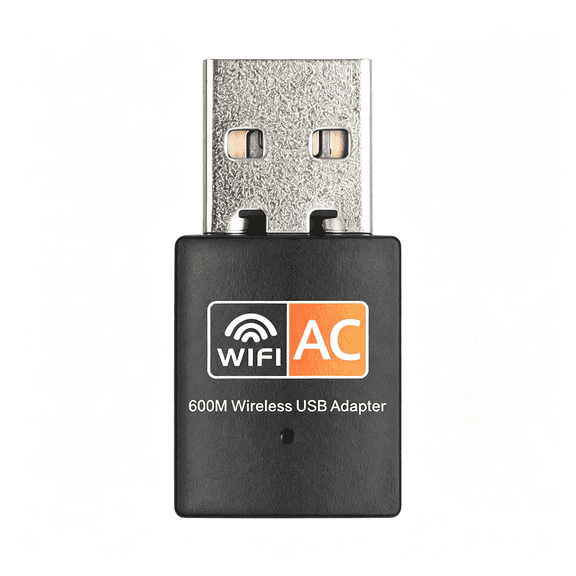 GJX Usb Wifi Adapter for Desktop Pc,600Mbps Dual Band 2.4G Wireless Wifi Adapter for Laptop,Wireless Network Support Windows 11/10/8/7/Xp,Usb Dongle for Pc