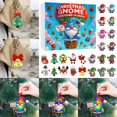 thumbnail image 1 of 2025 Ornament Advent Calendar Set Featuring 12 Double-Sided 2D Flat With Realistic Graphics and Festive Greetings for Holiday Countdown, 1 of 6