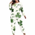 thumbnail image 7 of Censtreet Plus Size Women's Pajamas Sets 2 Piece Long Sleeve Pj Sleepwear Soft Comfy Tops and Pants XL-5XL, 7 of 7