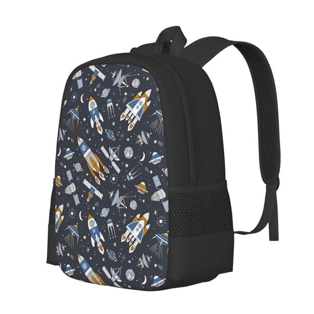 Disketp Space Cars Mochila Minimalista de Gran Capacidad, Mochila de Viaje para Escuela, Trabajo o Uso Diario