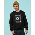 thumbnail image 2 of Poster Spiral Techno Style Sweatshirt Men -Image by Shutterstock, Male 4X-Large, 2 of 4