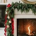 thumbnail image 2 of JLFNYA Christmas Garland, 6.5 Ft Christmas Norfolk Garland, Greenery Garland, Christmas Pines Needle Wreath, Christmas Garland for Christmas Winter Home Fireplace Holiday Party Decor, Gifts for Women, 2 of 8