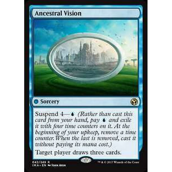MtG Iconic Masters Rare Ancestral Vision #42