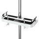 thumbnail image 3 of Estante de ducha HOMEASY sin perforar Estante de ducha ajustable para la barra de ducha Almacenamiento de baño con soporte de ducha Estante en la barra de ducha con 2 ganchos pequeños Vhermosa, 3 of 7