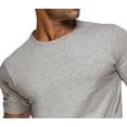 thumbnail image 2 of Mossimo 3-Pack Men's T-Shirts, Soft Micro Modal Basic Casual Tees, Plain Undershirts for Men, Navy/Grey/Red, L, 2 of 6
