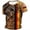 Brown-03, variant on Soccer Jerseys for Men Men's German Everyday Crewneck Soft Construction Comfort Tee Jersey Shirt Dark Green XXS