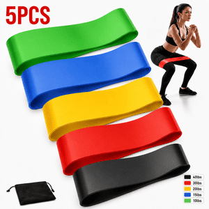 Ustris 5-Pack Natural Latex Resistance Bands
