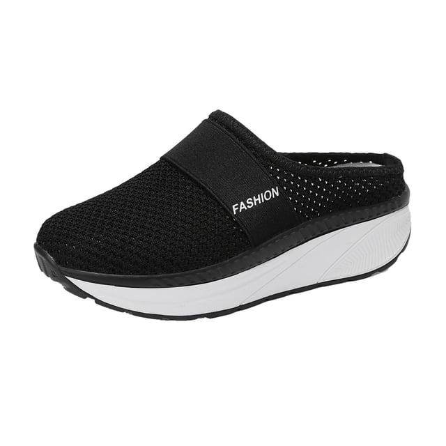 Amzcrzy Zapatos de mujer,Zapatos de mujer,Zapatillas de mujer, Sandalias de malla con plataforma hueca para mujer, zapatos de suela suave Sandalias Mujer Zapatillas De Casa