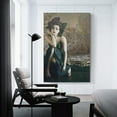 thumbnail image 3 of Helena Bonham Carter Poster Poster Cool Artworks Painting Wall Art Canvas Prints Hanging Picture Home Decor Posters Gift 12x18inch(30x45cm), 3 of 6
