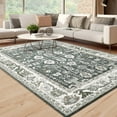 thumbnail image 6 of Haperlare Farmhouse 5' x 7' Area Rug for Living Room Oriental Vintage Rug Traditional Carpet Green, 6 of 7