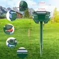 2 Pack Ultrasonic Animal Repellent Outdoor,Solar Animal Repeller with