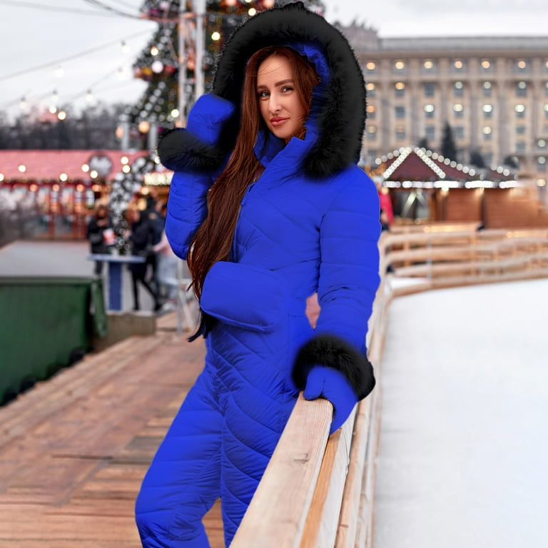 Womens Winter Ski Snow Suit Jumpsuit Waterproof Outdoor Sport Overall  Outerwear