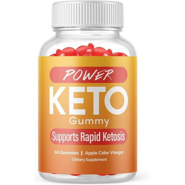 (1 Pack) Power Keto Gummies Apple Cider Vinegar Supplement for Weight
