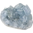 thumbnail image 5 of Nvzi Cristales de celestita, cúmulos de cristales, cristales en bruto, cristal de calcita azul (100-150 g), 5 of 5