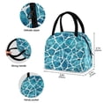 thumbnail image 2 of ALAZA Abstract Marble Insulated Lunch Box Reusable Cooler Tote Bag Work Office Picnic, 2 of 7