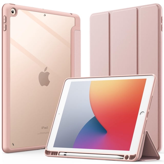 Funda para Tablet JETech iPad 10.2" 7ª-9ª Generación Oro Rosa