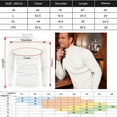 thumbnail image 2 of Mens Turtleneck Sweaters Slim Fit Casual Knitted Pullover Thermal Long Sleeve Sweaters Tops, 2 of 7