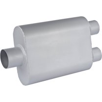 Flowmaster 71415 4in Round FlowFX Muffler Center In/Center Out: 2.25 In./2.25 In