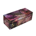 thumbnail image 5 of Dory Decorative Box Set of 2, Pink Gold Faux Agate Stone Accent Glass, 5 of 7
