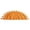 Orange, variant on Voglyf Half Circle Boho Bathroom Rugs with Tassels 100% Cotton, Tufted Rainbow Bath Mat, Soft Shower Floor Rug, Non Slip Decor Mat for Bedroom Sink Home Decor Gift, 19.7×31.4,Orange