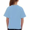 thumbnail image 5 of LUOGENLI Summer Tops for Girls 10-12 Crop Top Gymnastics Suit Girls Short Sleeve Tee Summer Crewneck T Shirt Casual Fit Basic Shirts Summer Tops for Girls Shirts for Girls 14-16 Cat 6-7 Years, 5 of 6