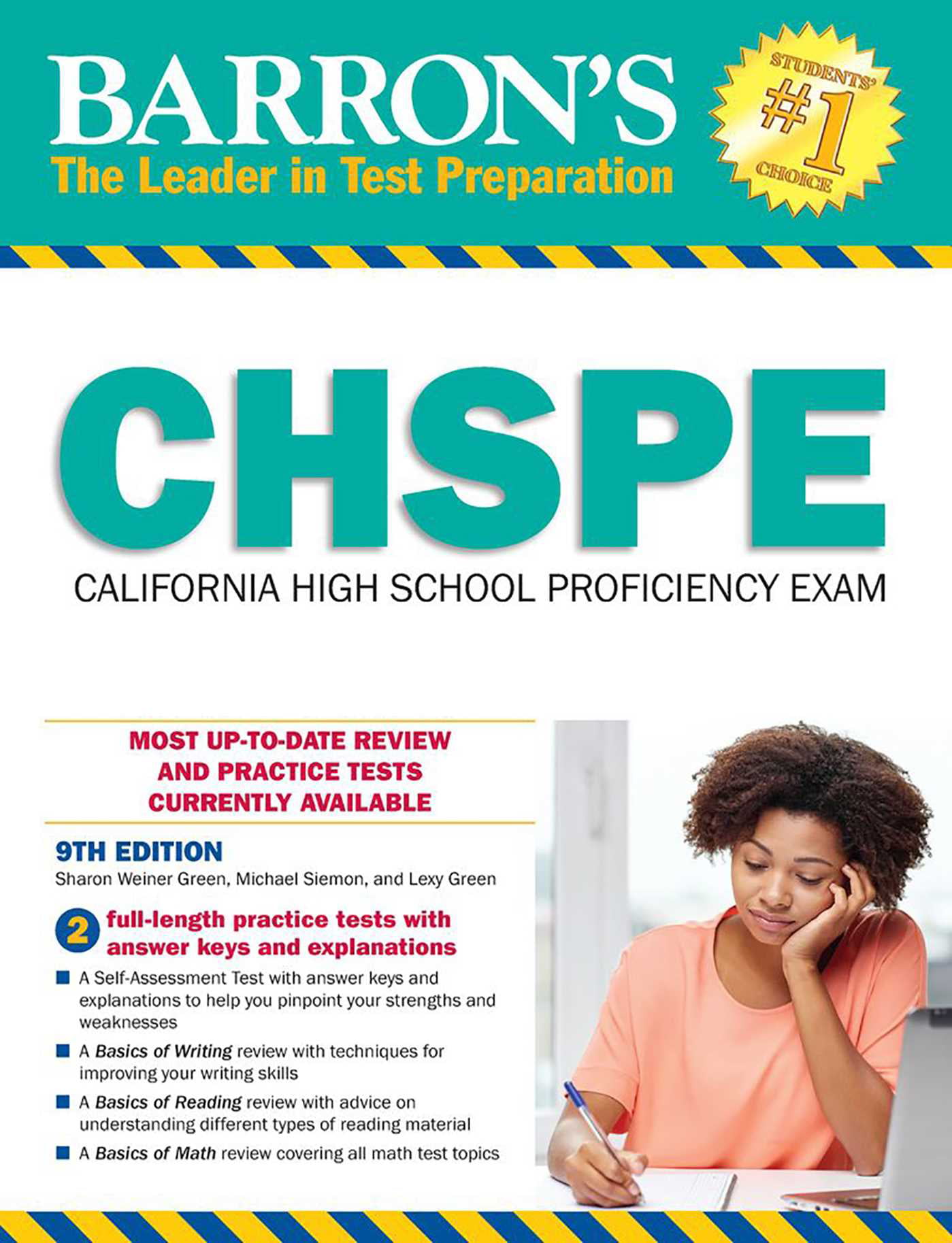 School　Exam　Test　Barron's　Proficiency　High　California　Prep　CHSPE　CA:　(Paperback)